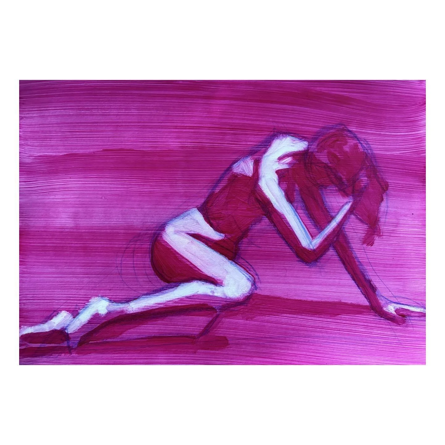 The first class of Intermediate Acrylic Painting @thewarehouseyukon was good fun. We painted figures and faceted faces using monochrome translucent layers for dramatic tonal range, maximum saturation, and to allow light to come from inside the painti