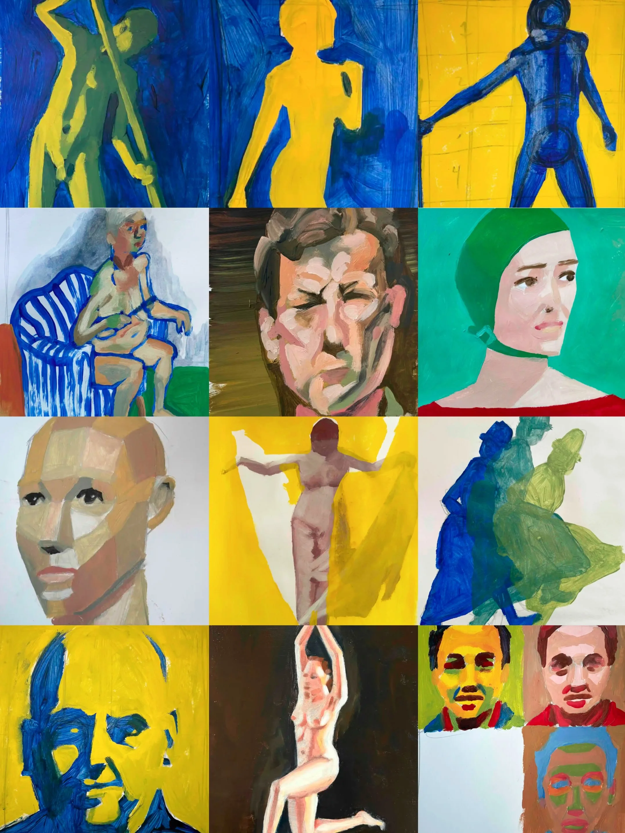 Here&rsquo;s a little round up of demos and student work from the past 6 weeks:
>>>Portrait and Figure Painting (online)
>>>Drawing: Flora and Fauna (online)
>>>Painting the Figure (in-person)
