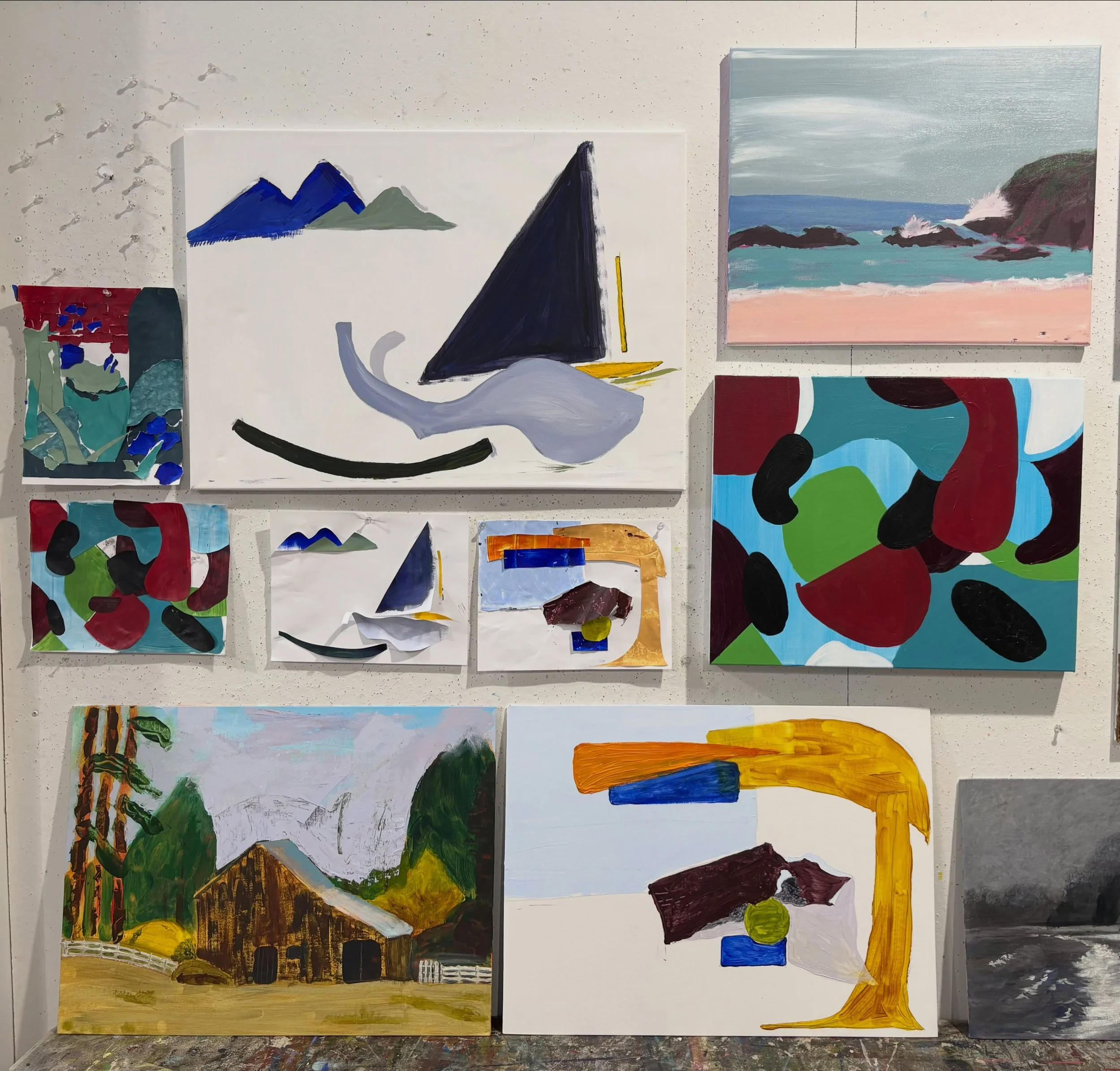 This weekend&rsquo;s workshop &ldquo;Painting: Start to Finish&rdquo; @visaartschool was a lot of fun. Check out these amazing paintings that the students made.