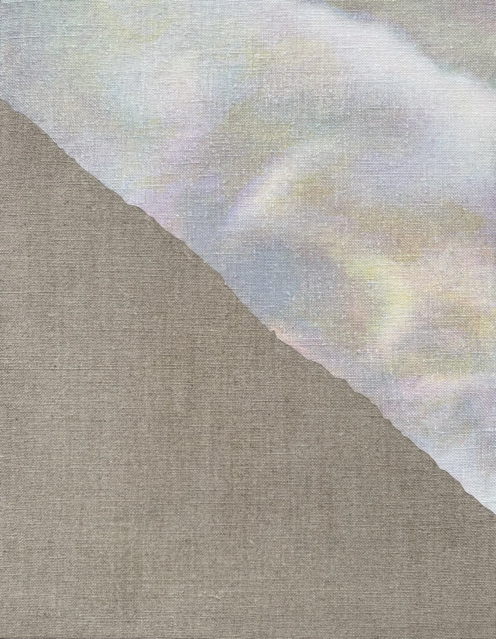 Slope 2, oil on canvas, 18" x 14", 2026