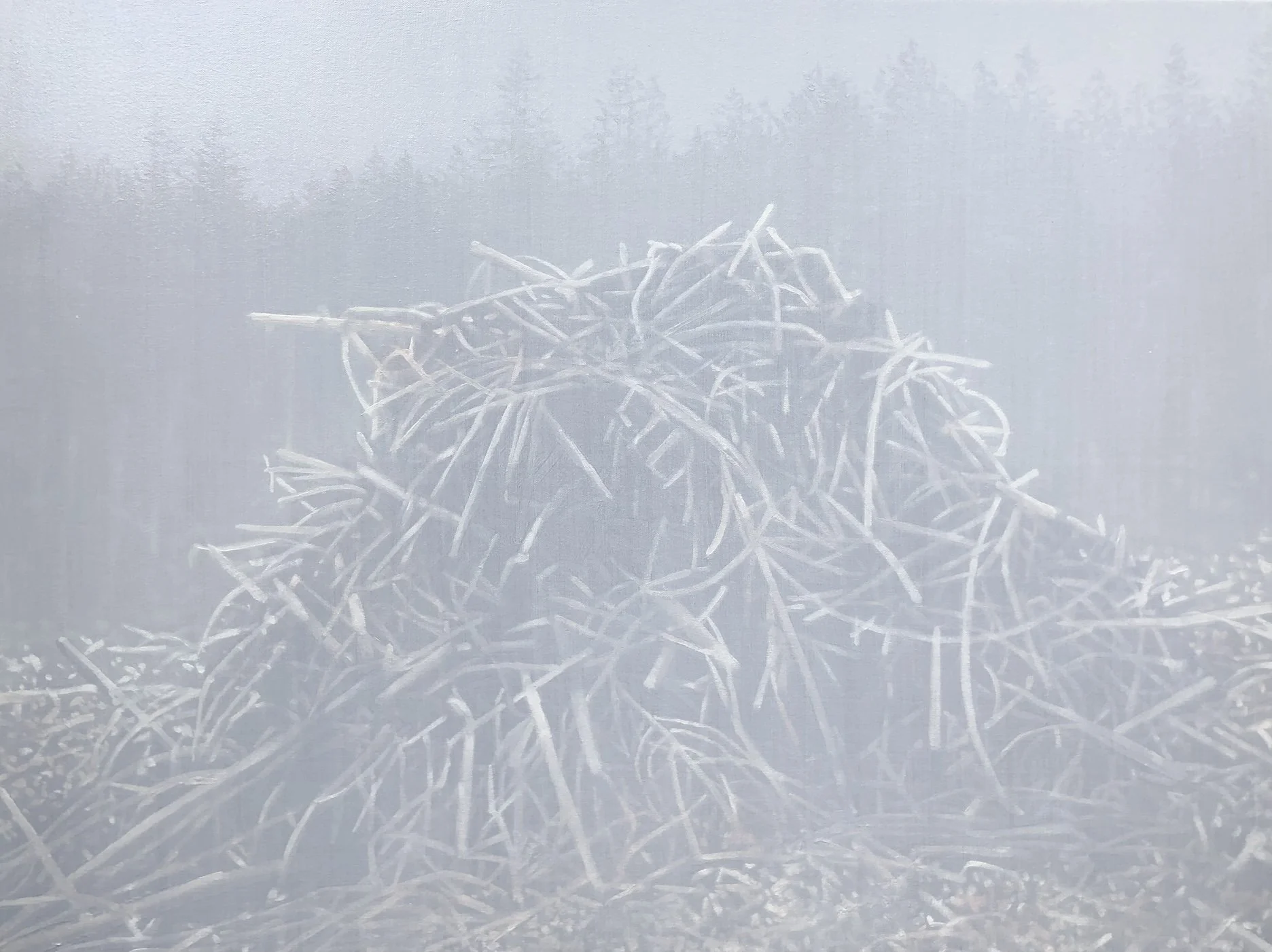 Monument 20, oil on canvas, 27" x 36", 2025