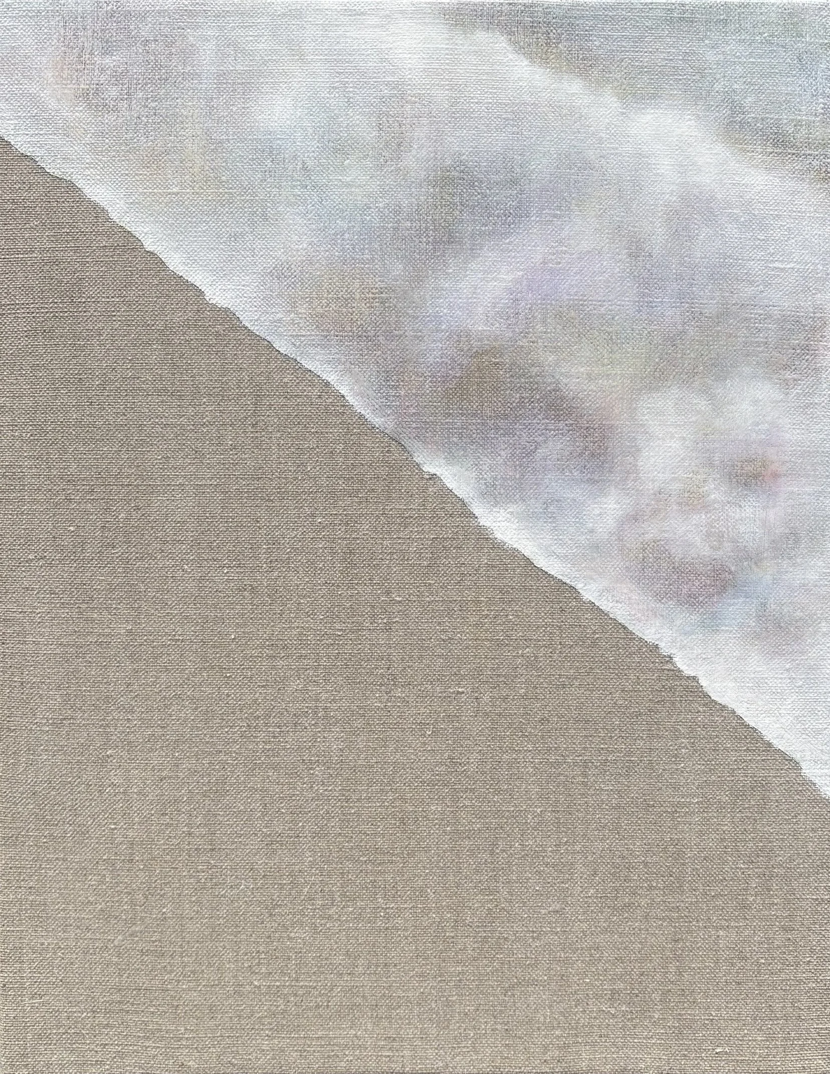 Slope 2, oil on linen, 18" x 14", 2026