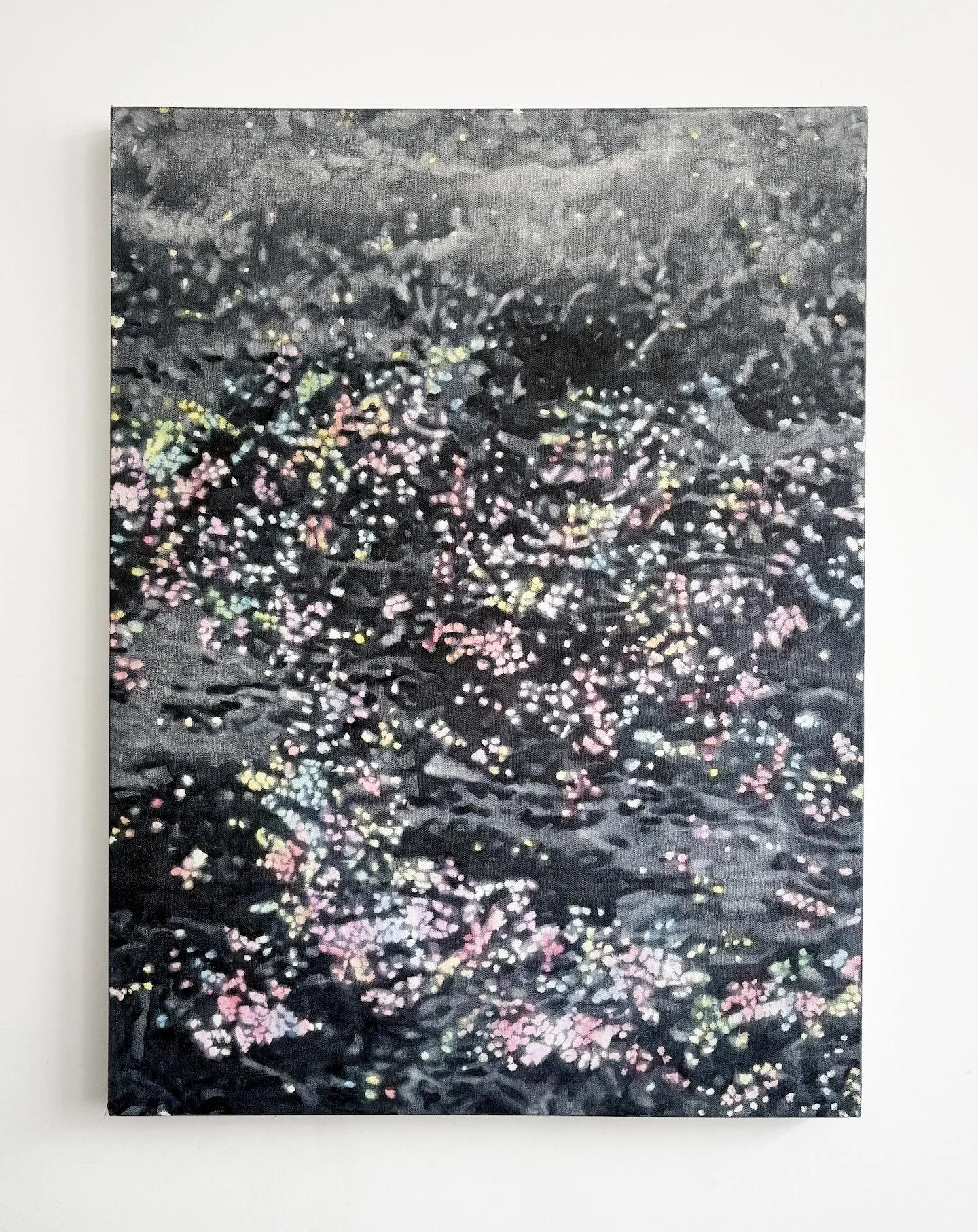 Sun Glitter 9, oil on canvas, 32" x 24", 2026