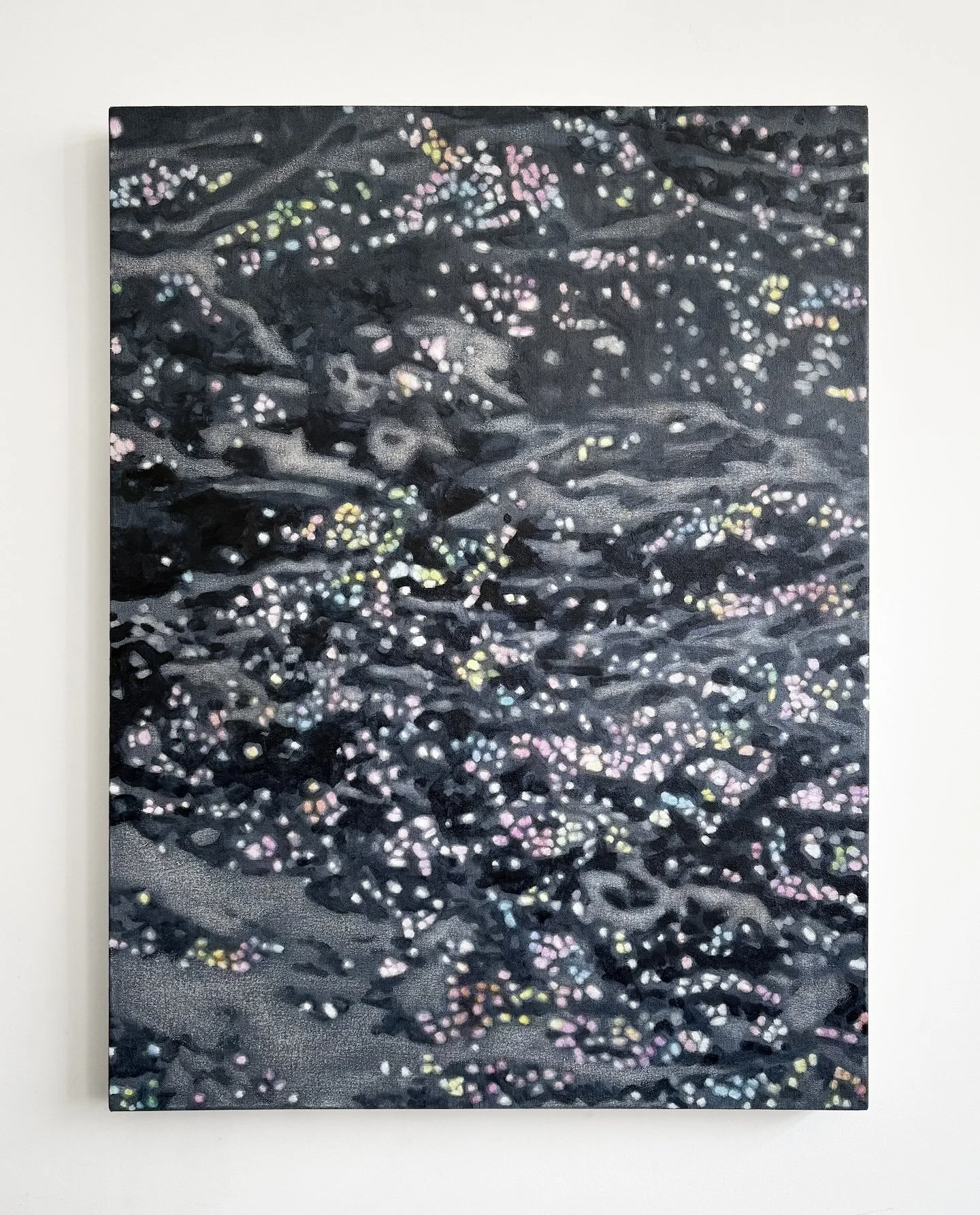 Sun Glitter 6, oil on canvas, 32" x 24", 2026