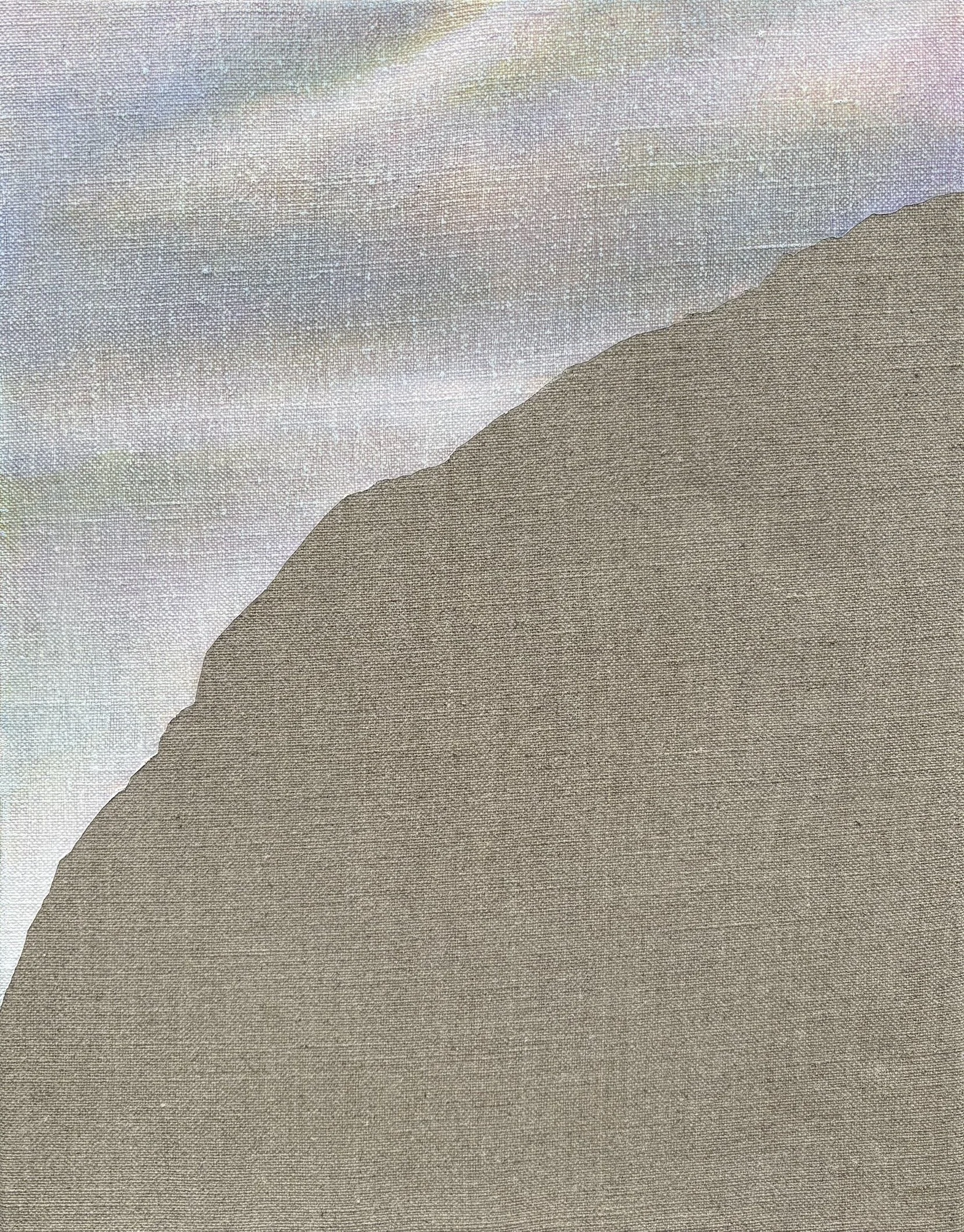 Slope 1, oil on canvas, 18" x 14", 2026