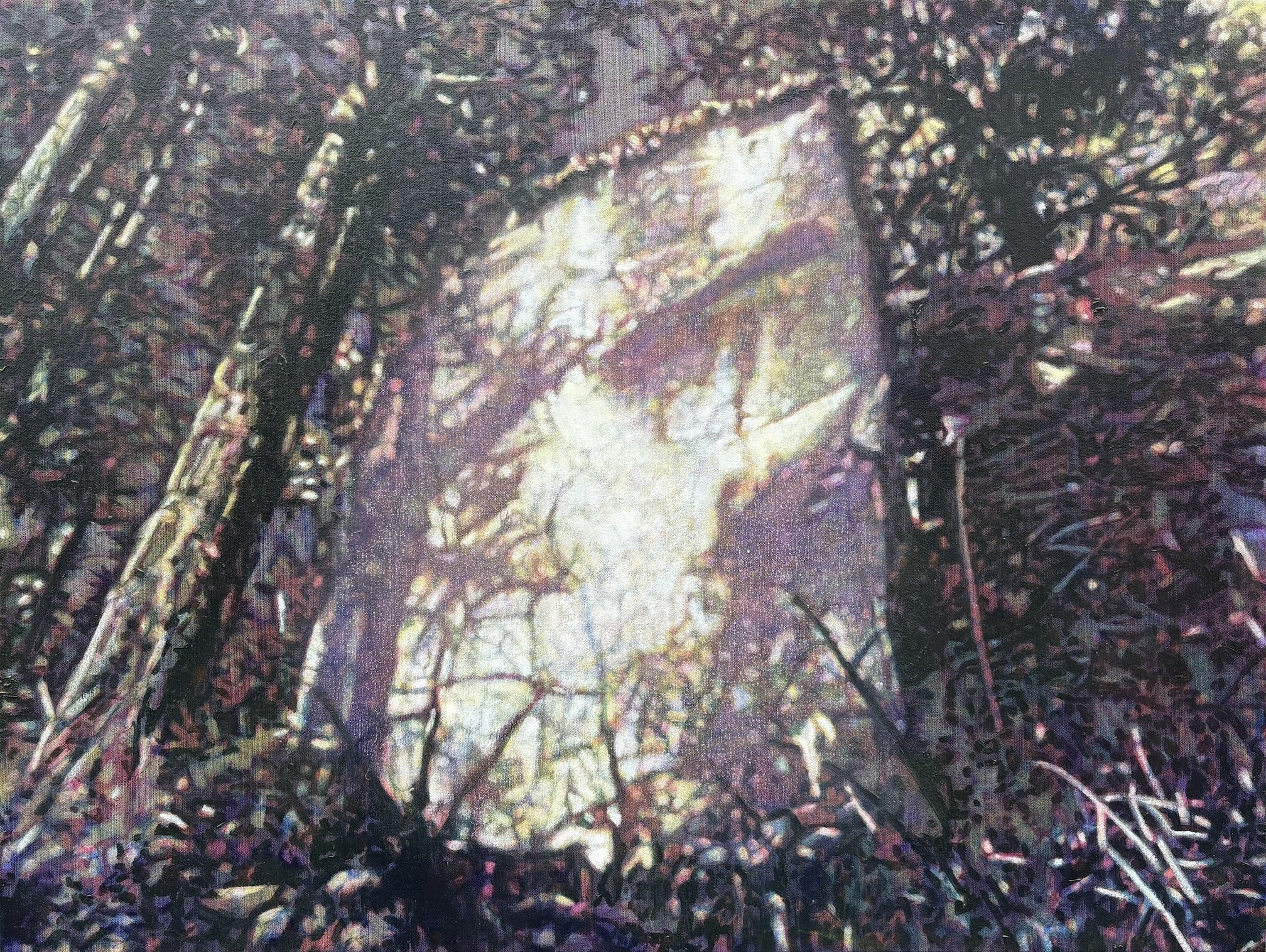 This Rock 1, oil on canvas, 27" x 36", 2026