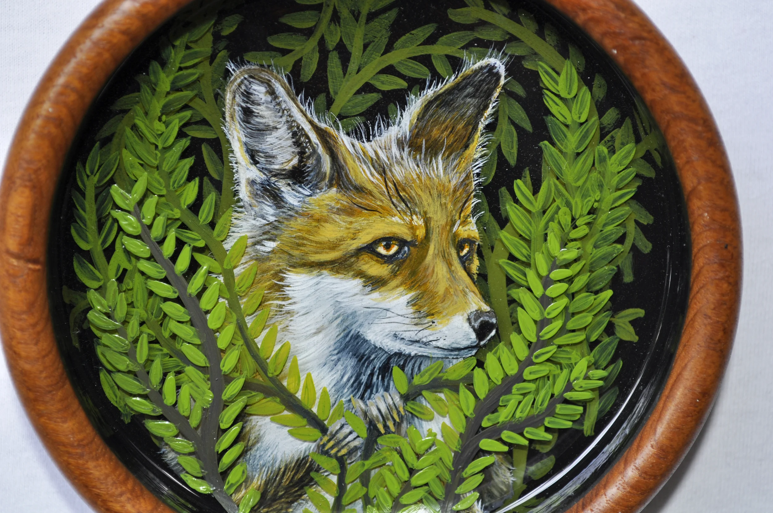 Fox amongst the ferns (Detail)