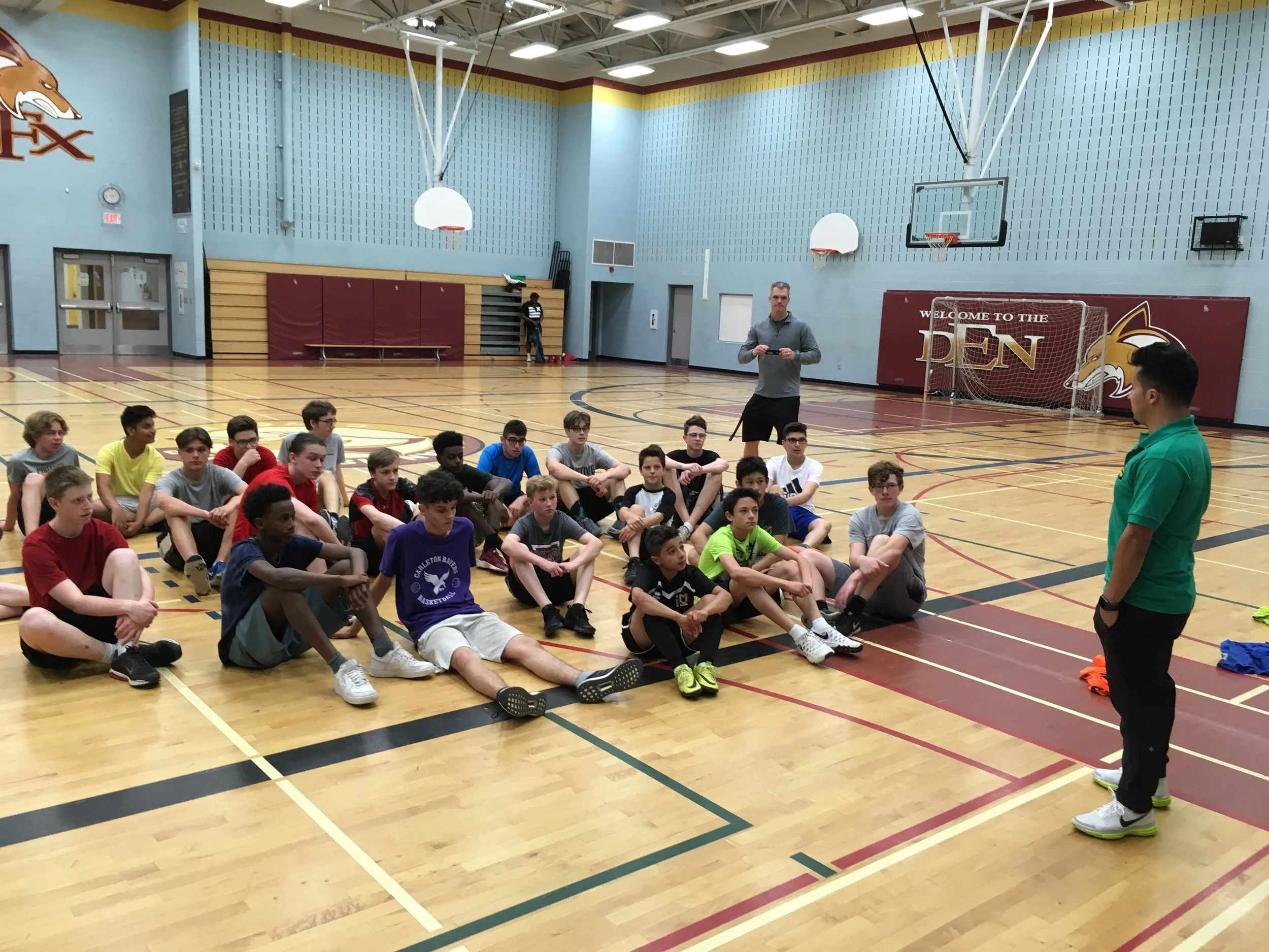 Soccer Clinic at St. Francis Xavier High School