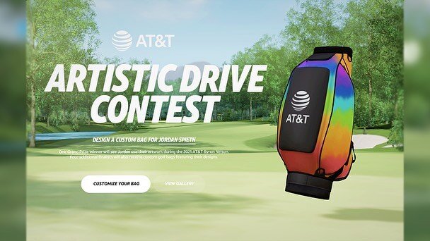 Hey y'all, I'm teaming up with @ATT to design a custom golf bag for @jordanspieth! You can make your own custom bag for the chance to meet Jordan Spieth at the 2021 @ATTByronNelson &amp; watch him play with your design! 5 finalists will receive a cus