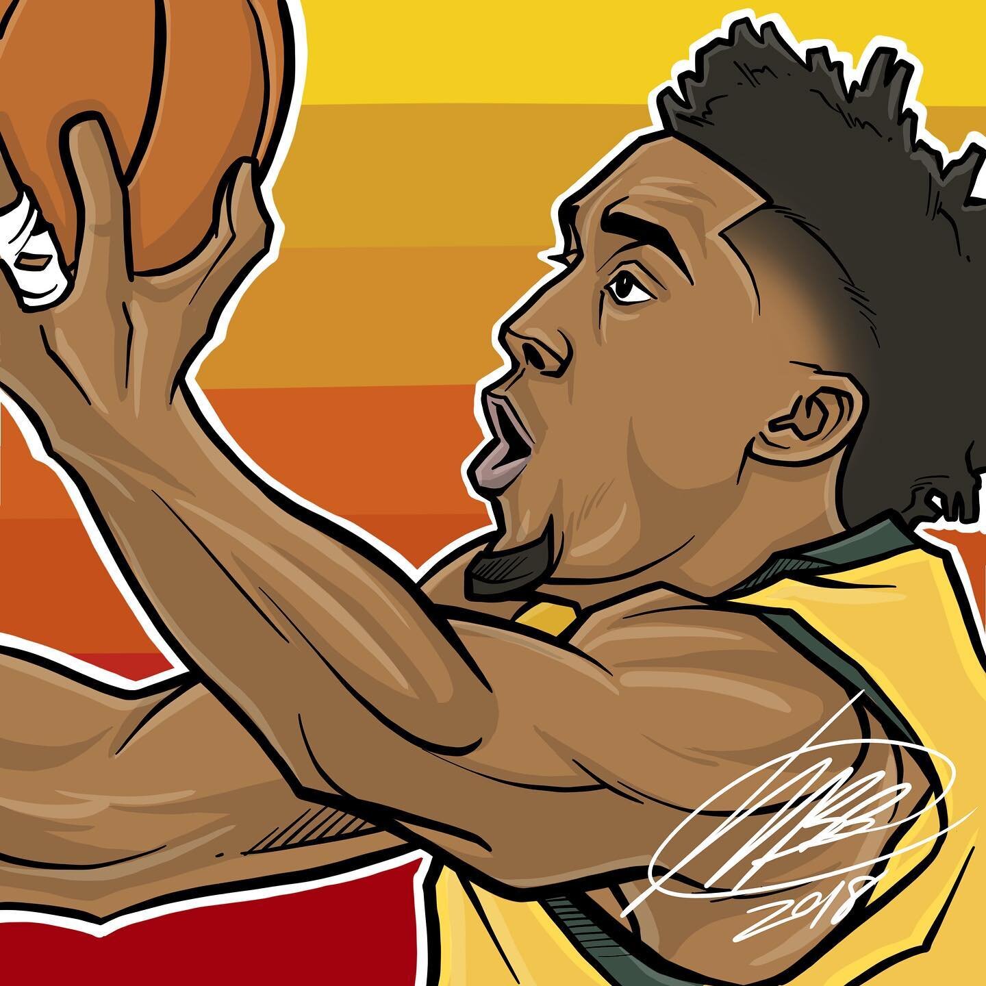 Spida #UtahJazz #DonovanMitchell ::: #bbsketch