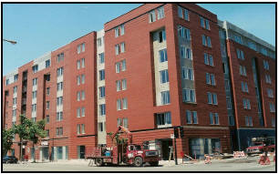  Polycrete seven story supportive housing building