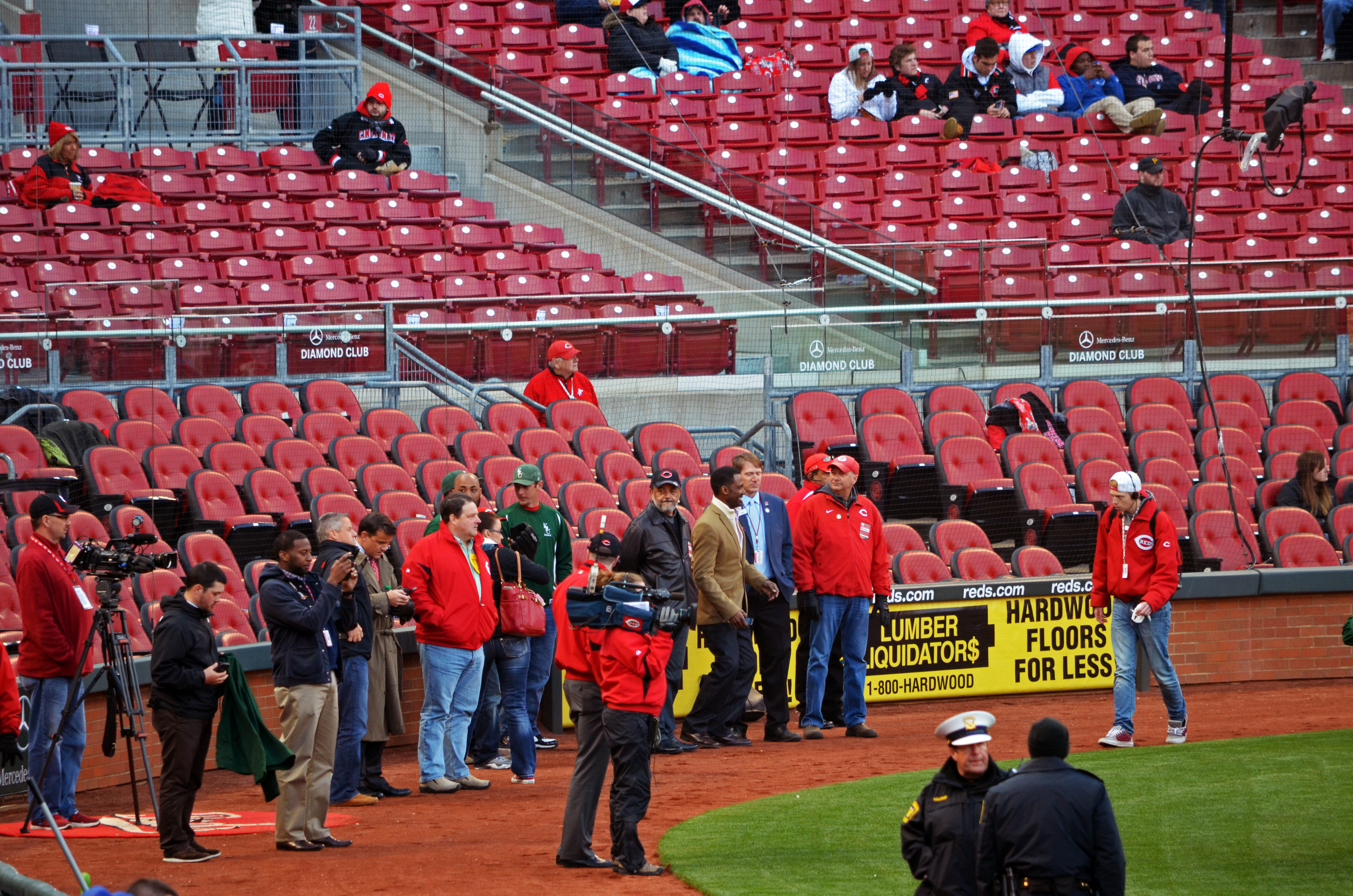  Pictured on the field Keith Holland (Job Superintendent) and Clay Holland (Owner and President). 