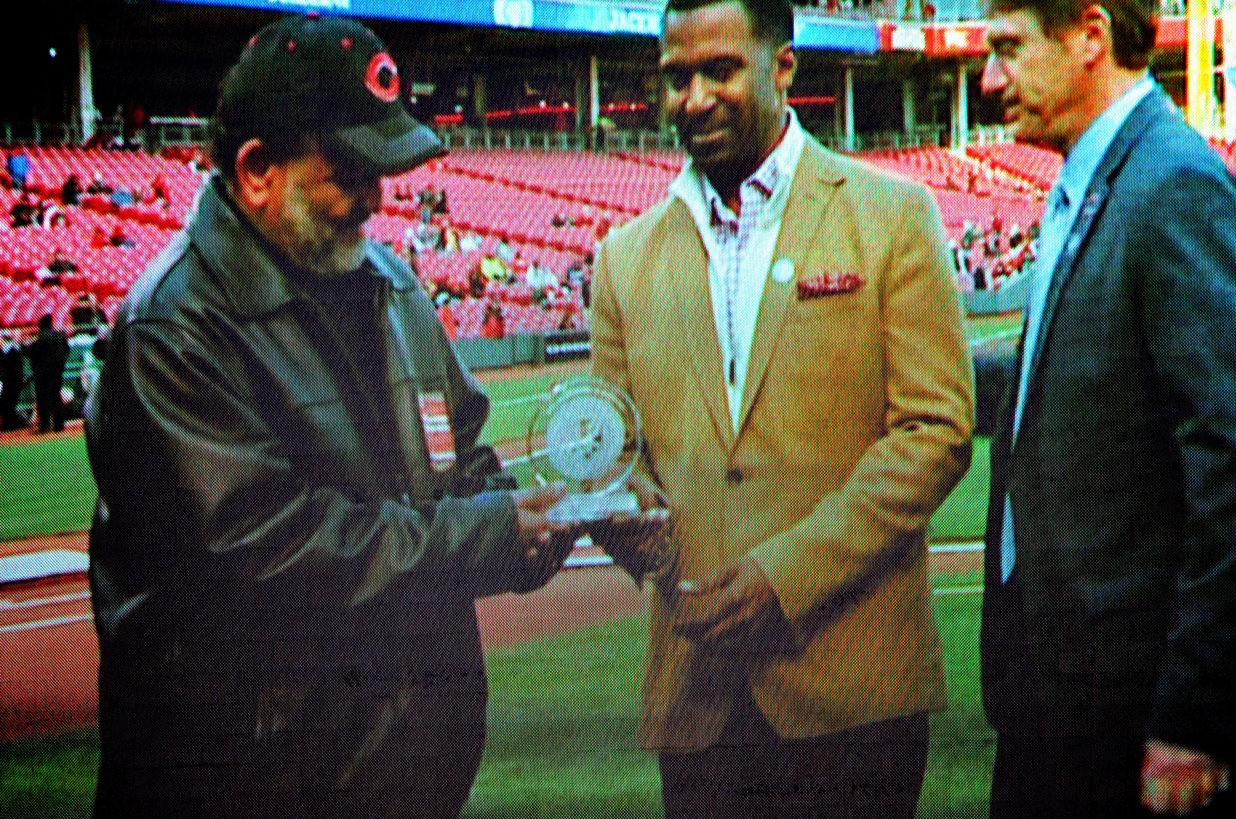  Clay Holland (Owner and President) Sean Rugless (President of African American Chamber of Commerce) and Charlie Frank (Cincinnati REDS). 