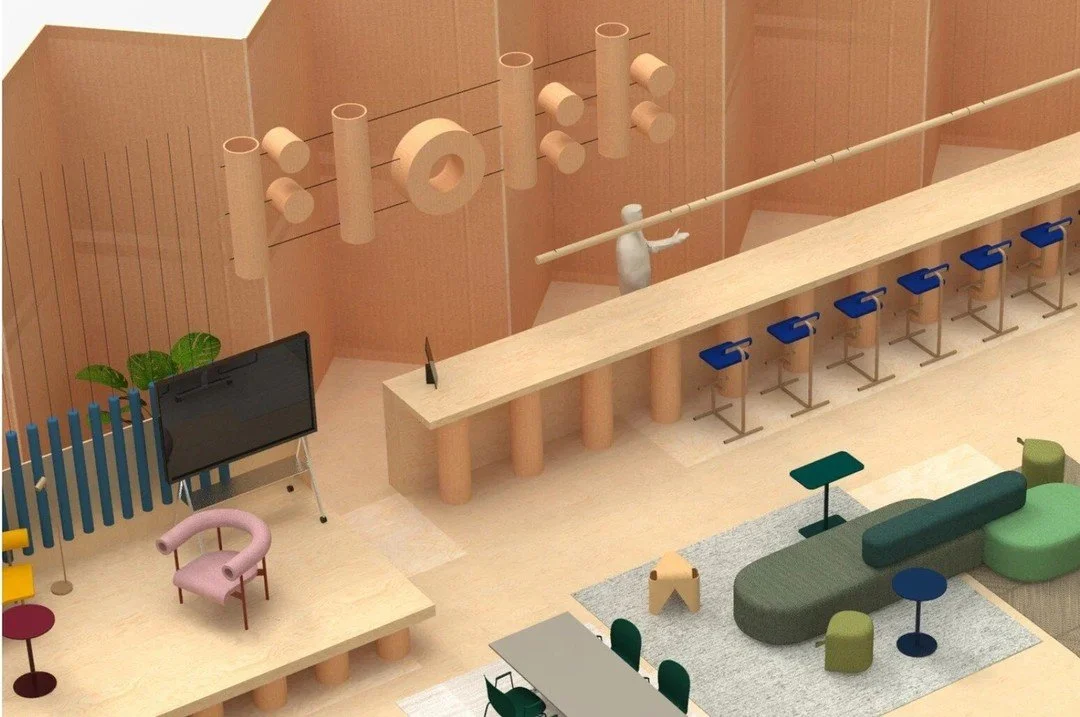 We&rsquo;re excited to present 'Borrowed from the Loop' for @flokk_design at @orgatec in October 2024! This 600 m&sup2; stand has been designed with its afterlife as important as the four days it will be up. Come by if you're in Cologne 22-25 Oct. Li