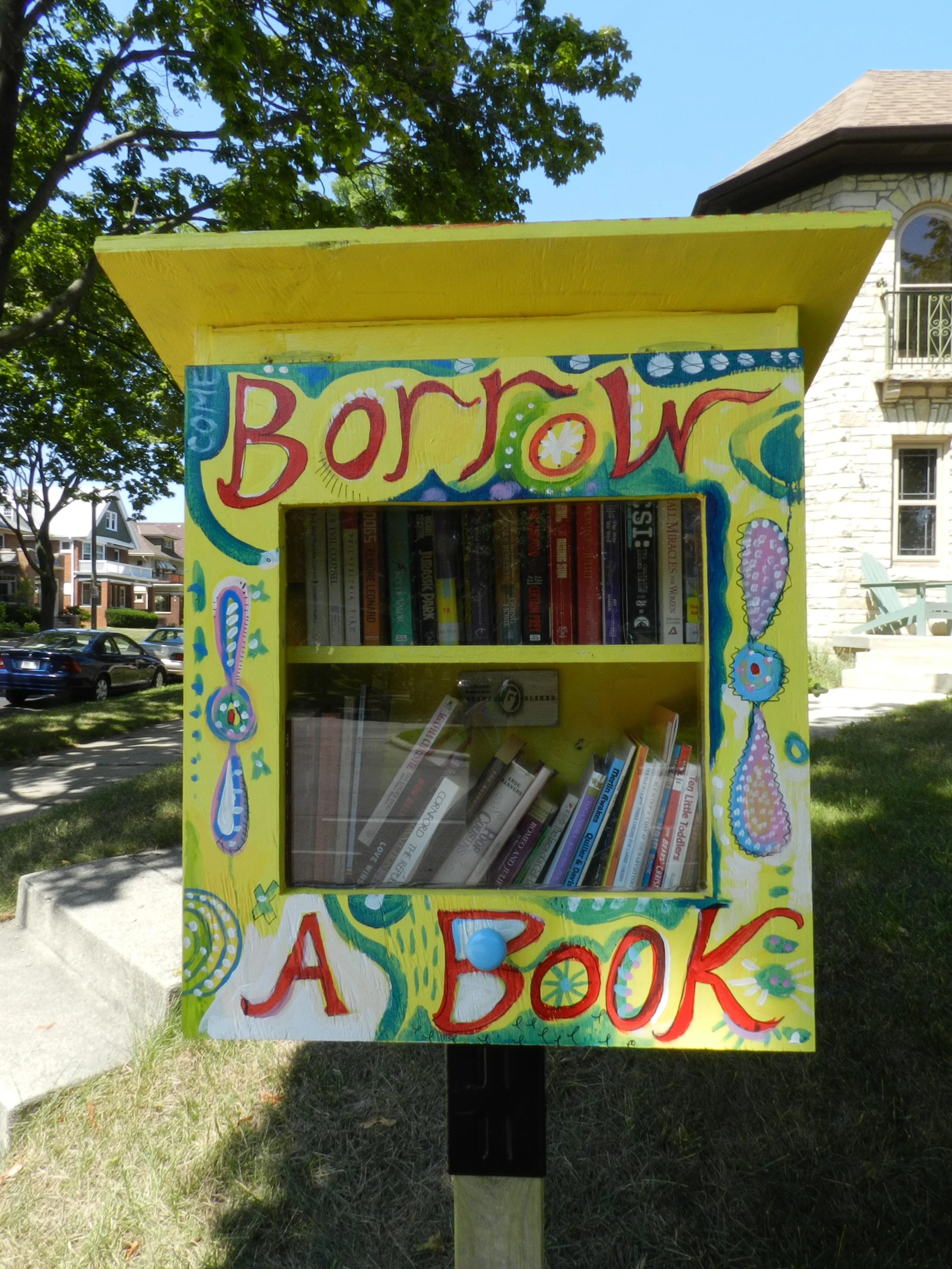 Little Free Library in Washington Park.