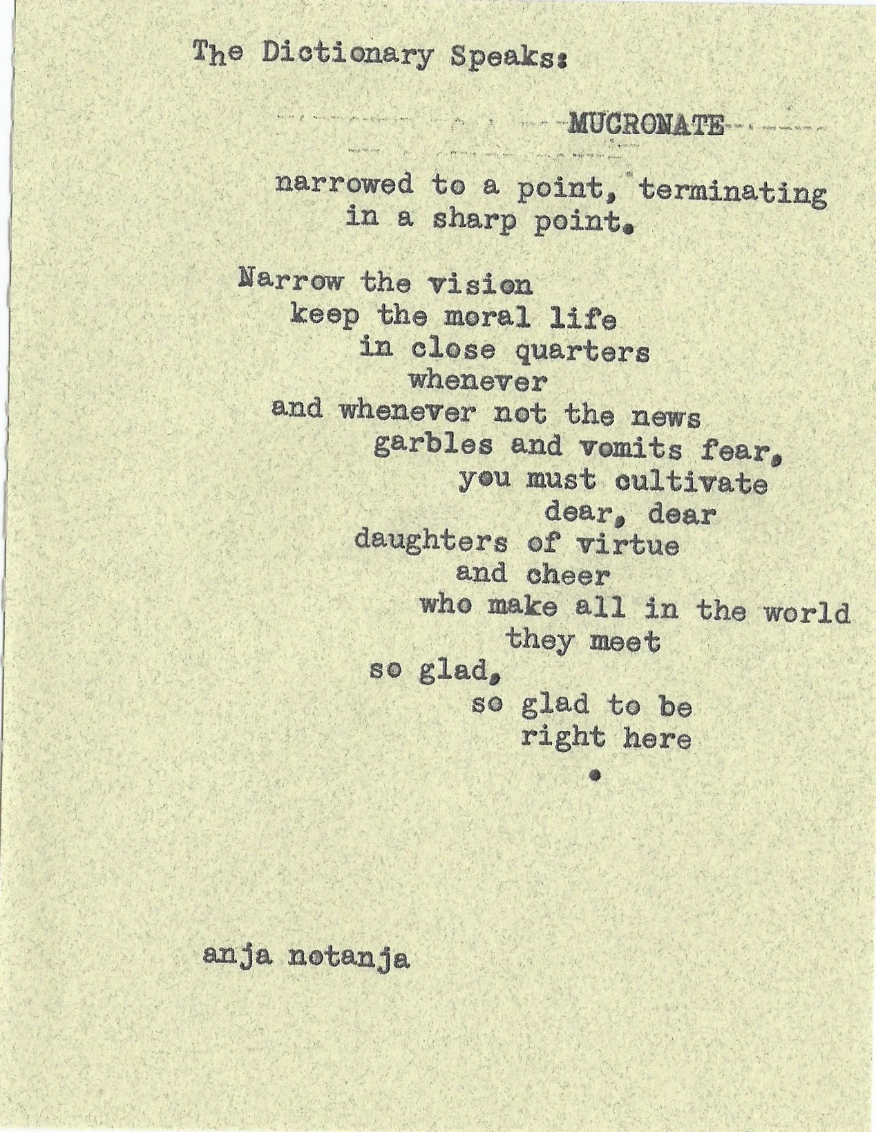 Dictionary Advice by Anja