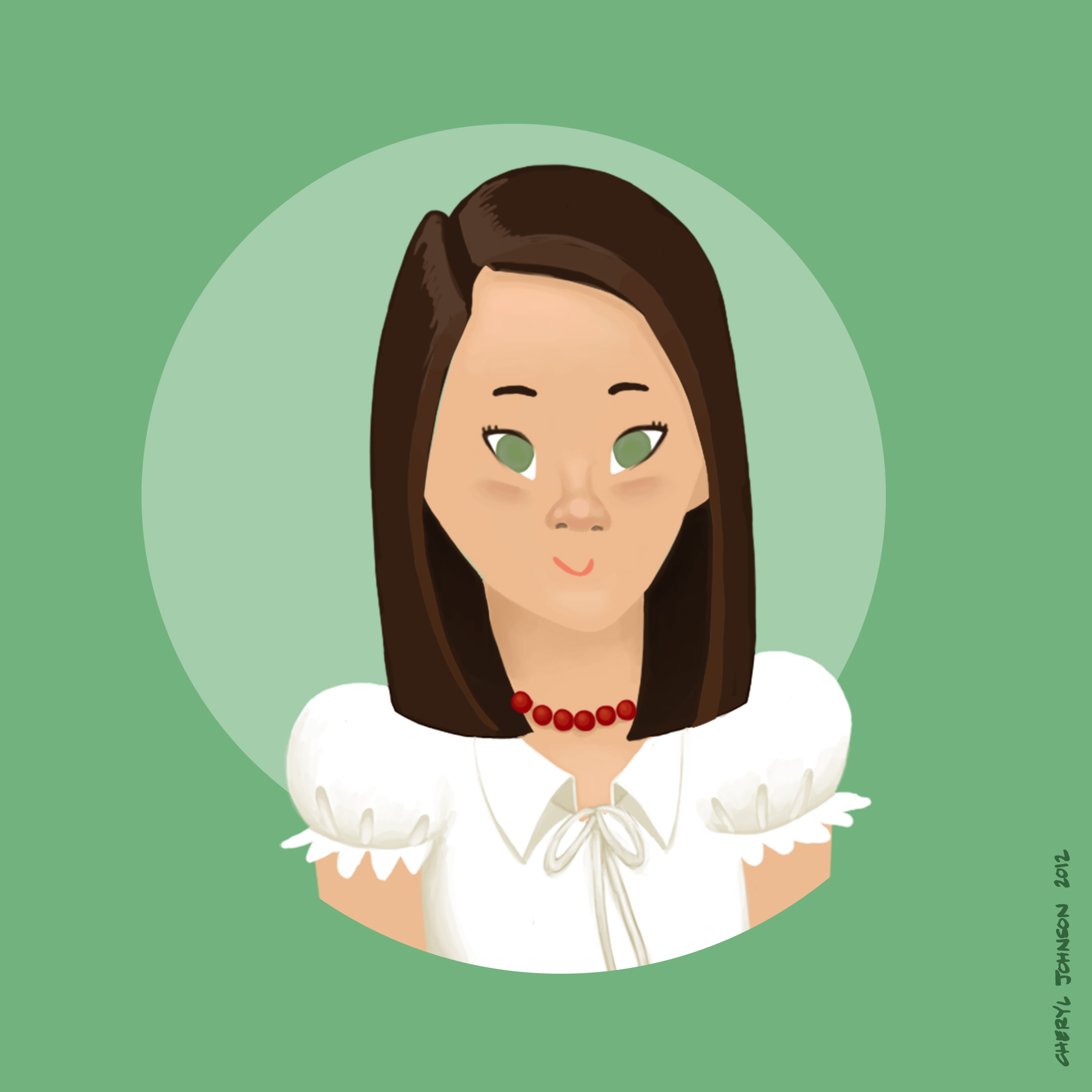 Mary Blair-style Portrait