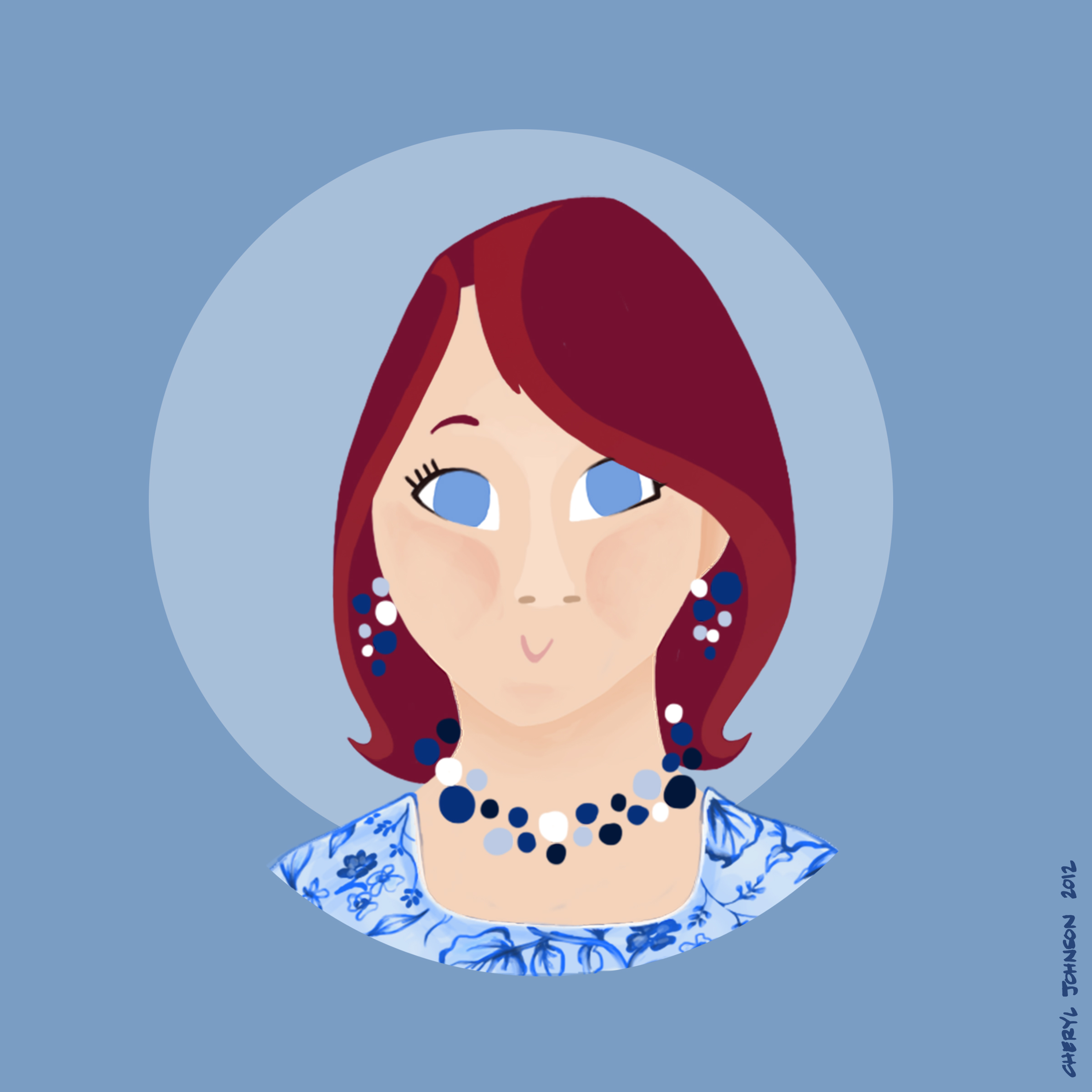 Mary Blair-style Portrait