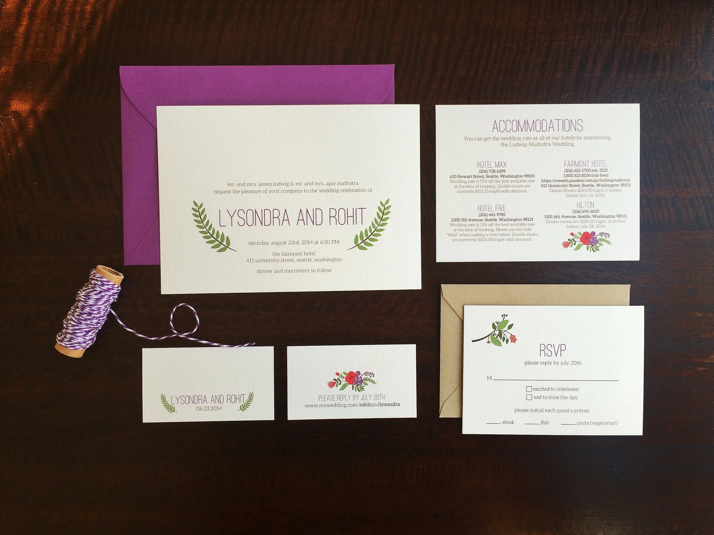 Wedding Invitation Suite