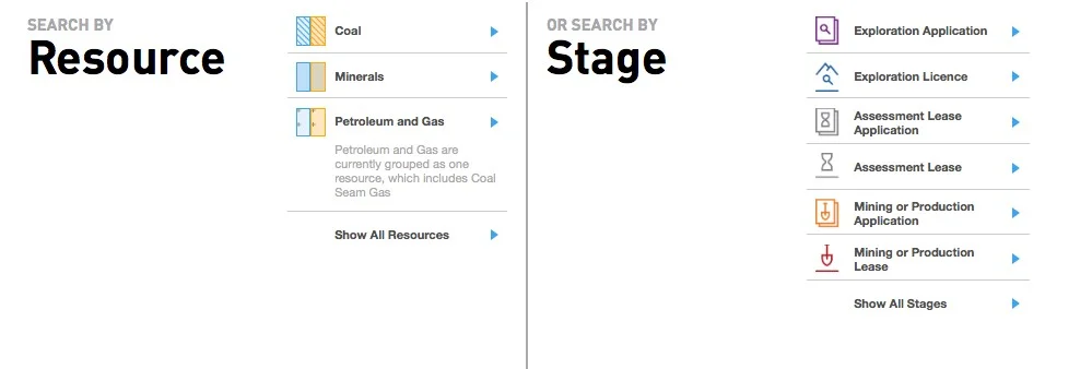 Ways to explore, interact and filter data on the maps