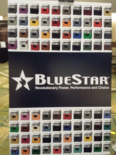 Colors of the Blue Star Range displayed at SEN 2015 Conference.