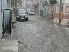 water damage street