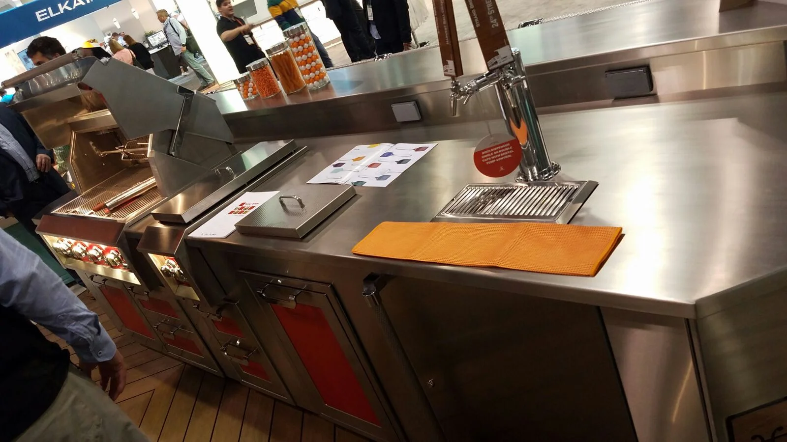 Hestan outdoor kitchen and grill