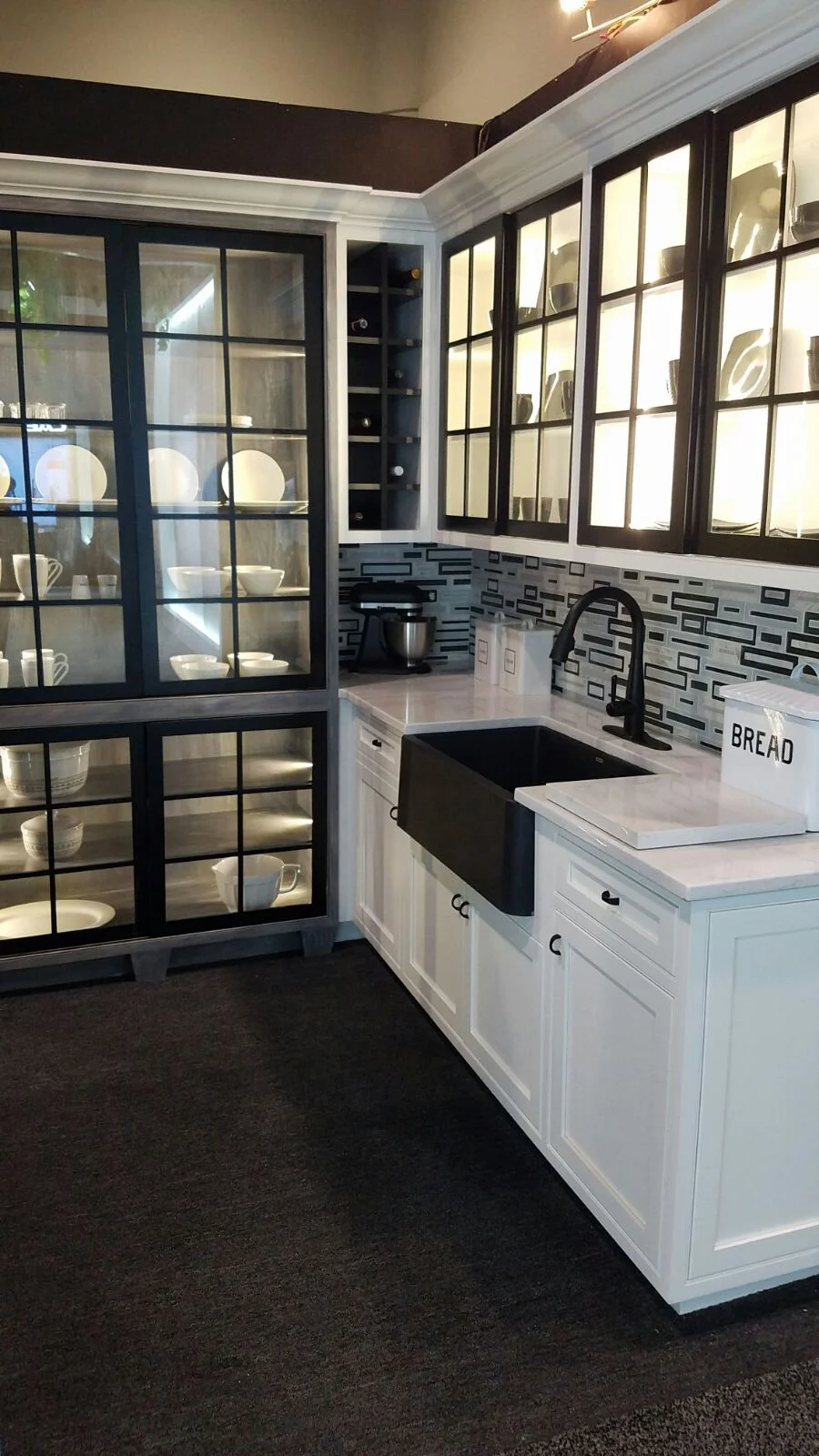 CWP cabinetry with sliding doors