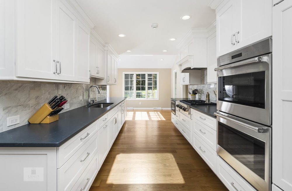 Transitional Galley Kitchen Design Yardley