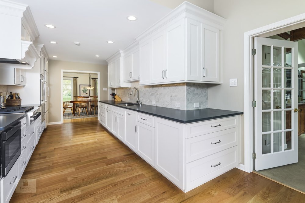 Transitional Galley Kitchen Design Yardley