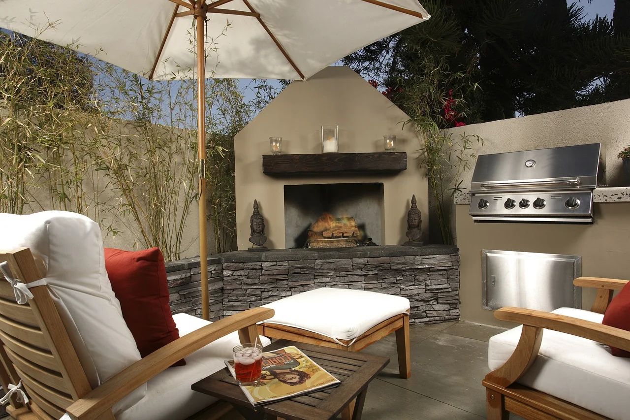 outdoor living space