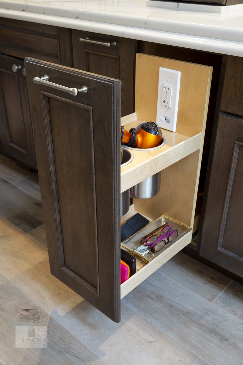 vanity cabinet storage pull out