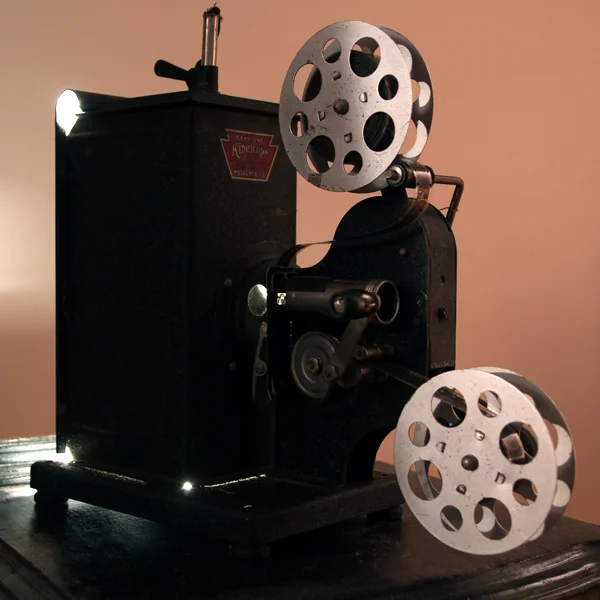 The bulb inside still worked, but I replaced it with a modern one for brighter projection and reliability.