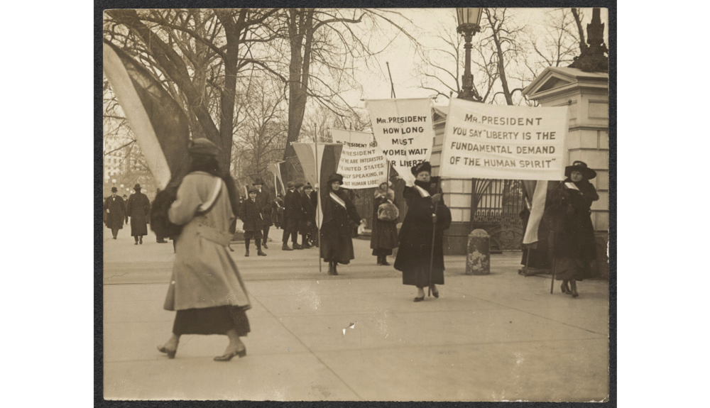 New York Pickets at the White House