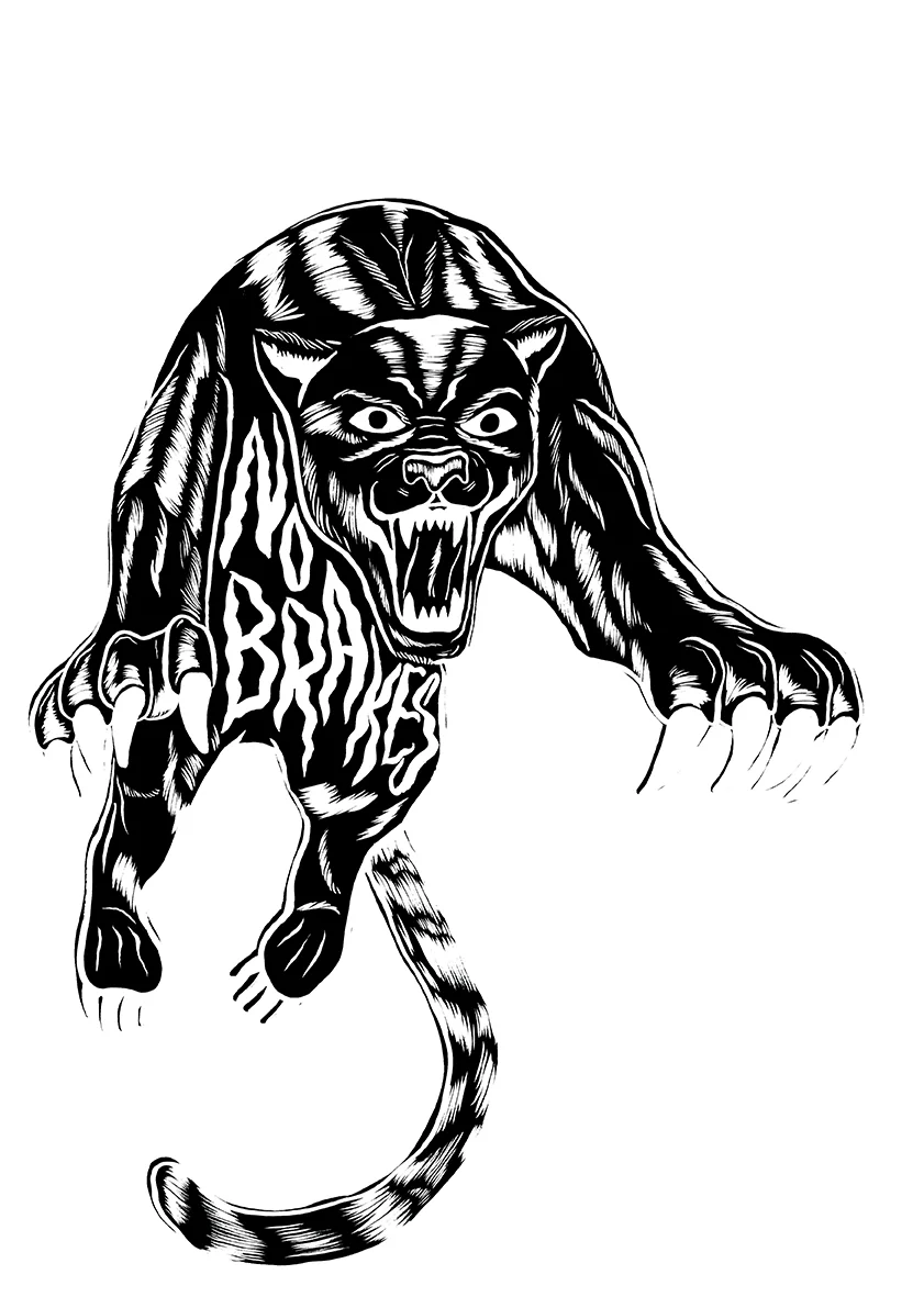 NO BRAKES PANTHER.jpg
