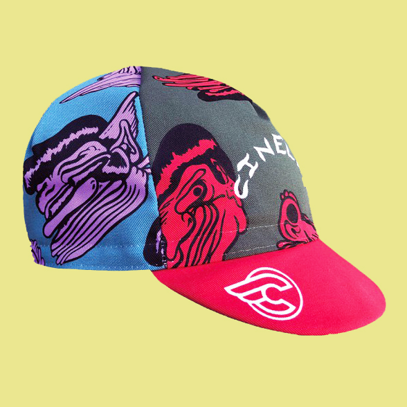 Casquette Cyclisme Cinelli Stevie Gee – Look Rétro 60s-80s – Mixte – Taille Unique