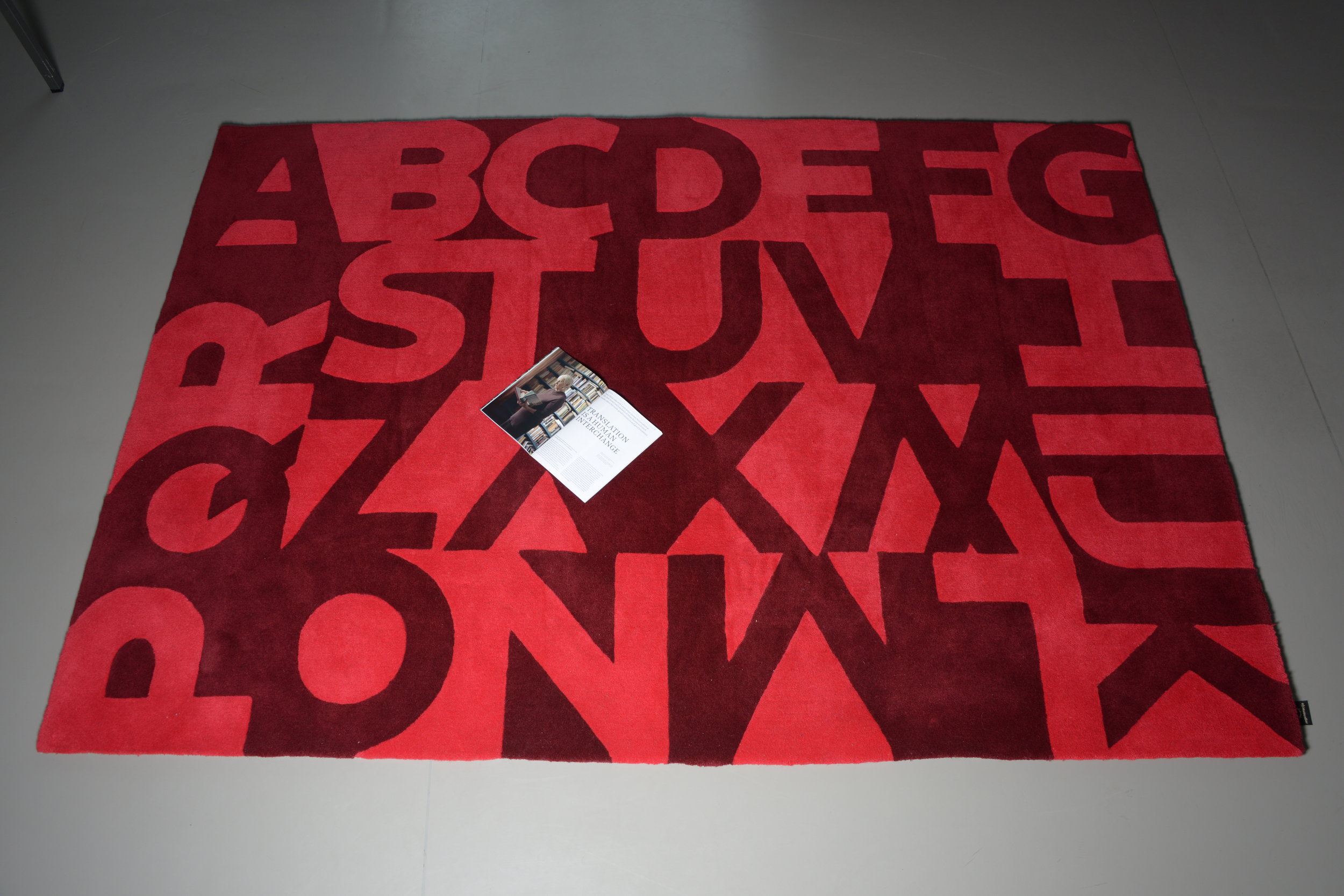 Typographic carpet 