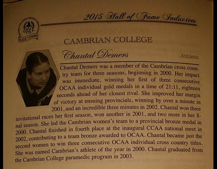 Chantal's biography