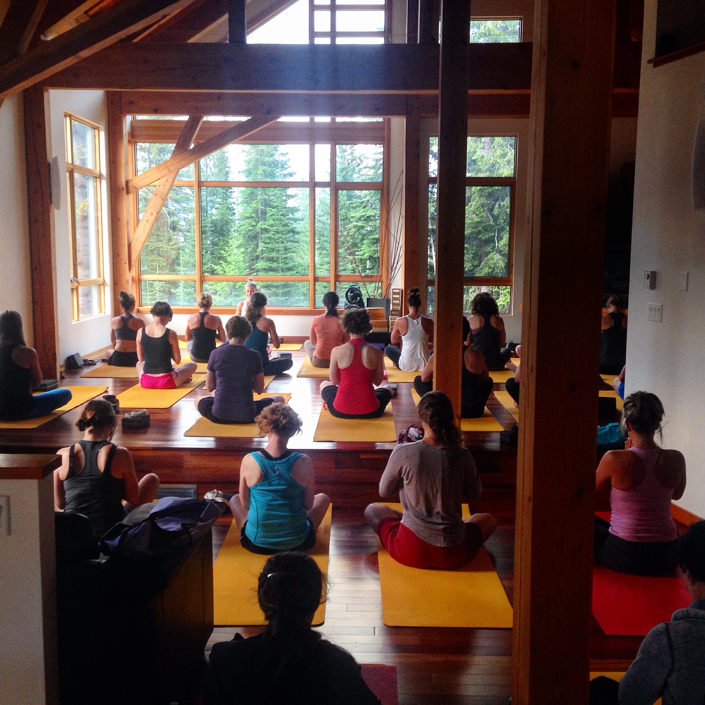 Yoga in our beautiful studio opened our hips and hearts.