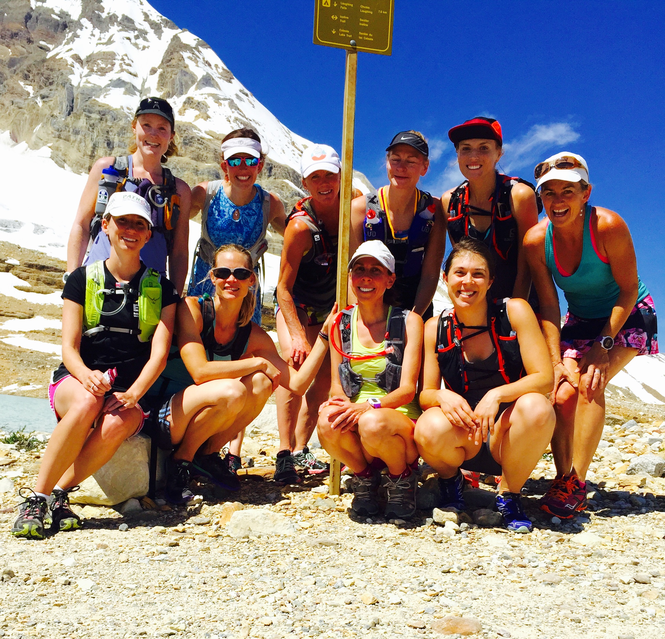 Group run in the alpine. Photo by Lisa H.