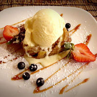 Dessert at the Island.