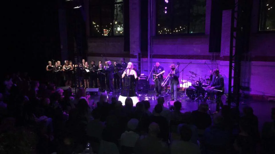 Performing with the one and only Martha Graham Cracker at the Martha Graham Cracker Cabaret: Festival Closing Night Bash last night, September 24th, 2016. — at Fringearts