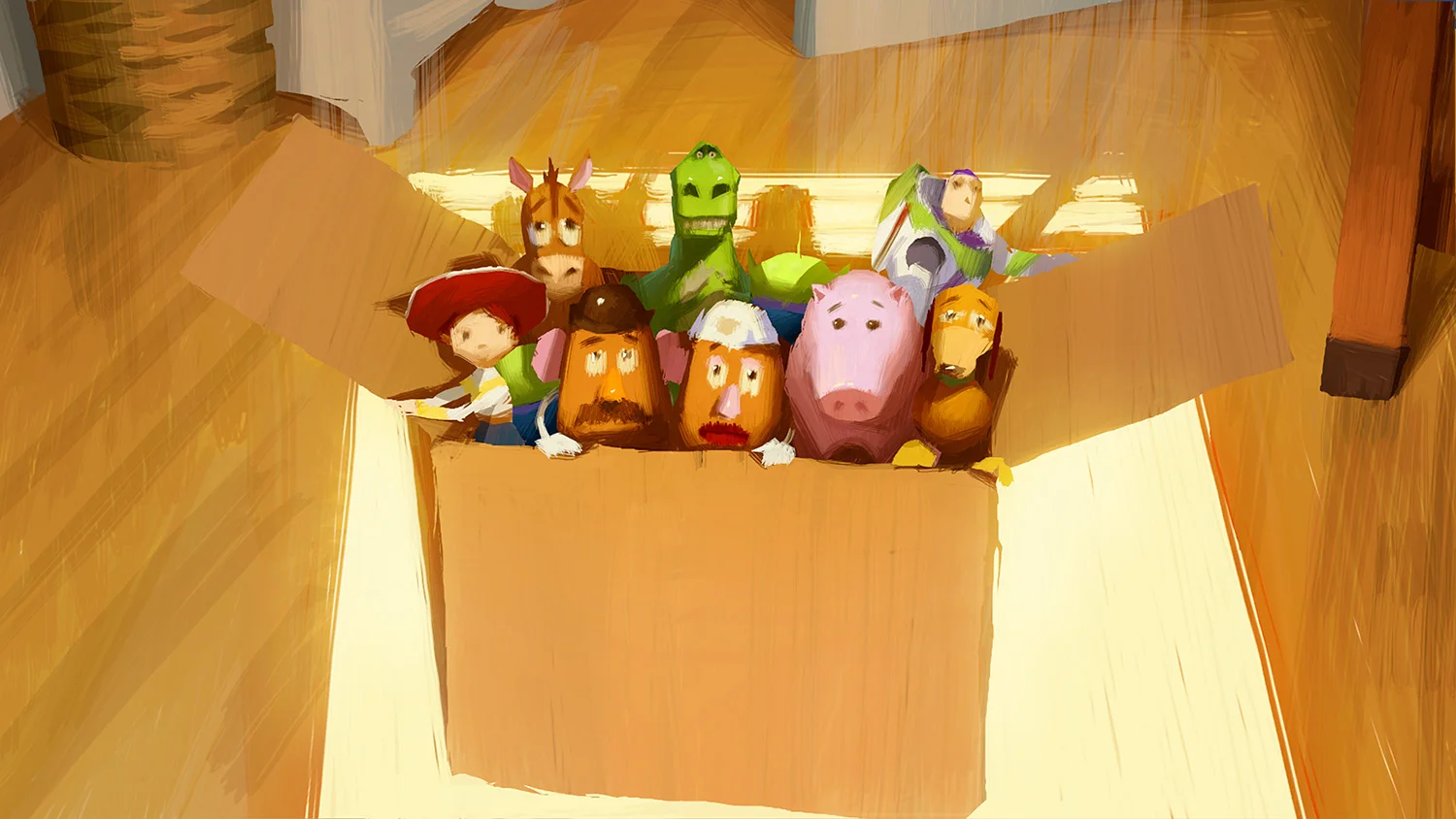 toy story andy's toy chest bullseye