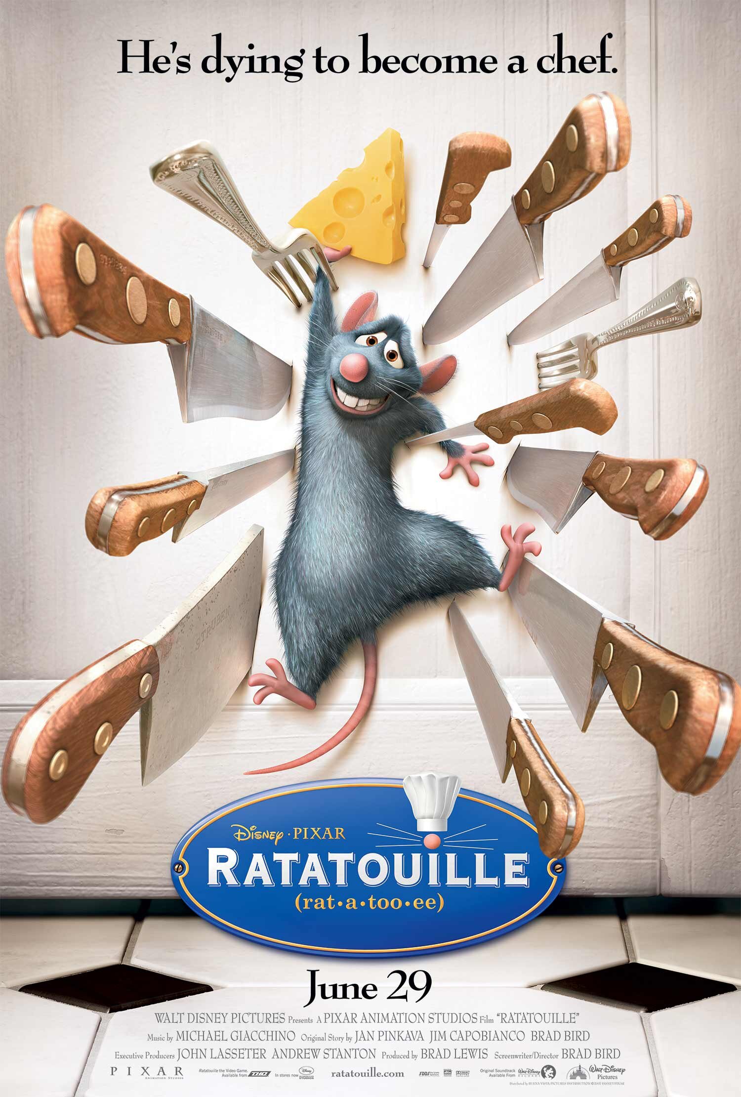 Pixar Animation LARGE French POSTER iNSiDE OUT Walt Disney