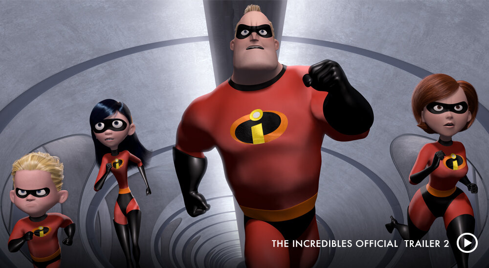 Mr. Incredible meets Syndrome scene Full HD 