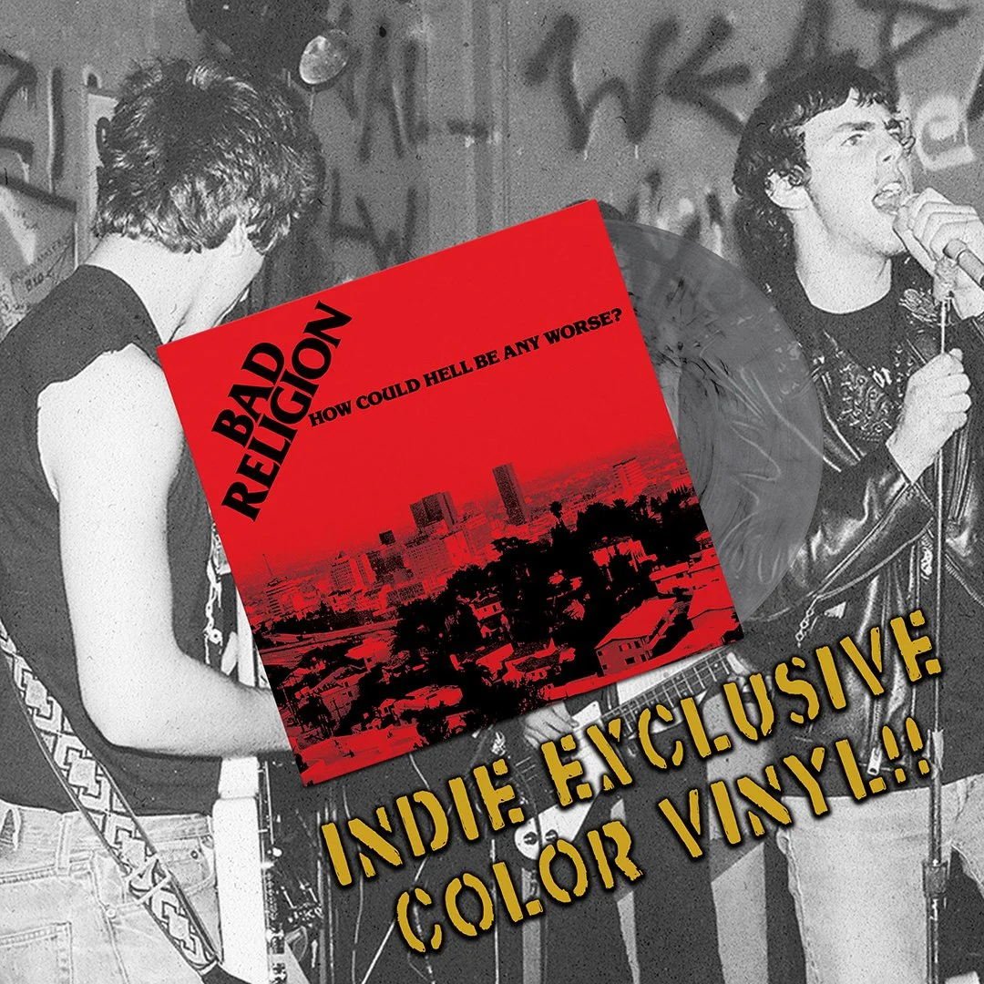 Bad Religion "How Could Hell Be Any Worse" LP (Clear w/Black Marble)