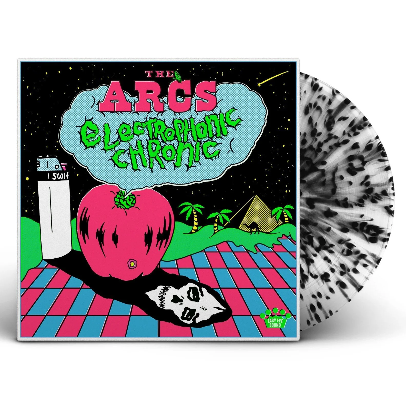 The Arcs "Electrophonic Chronic" LP (Clear With Black Splatter)