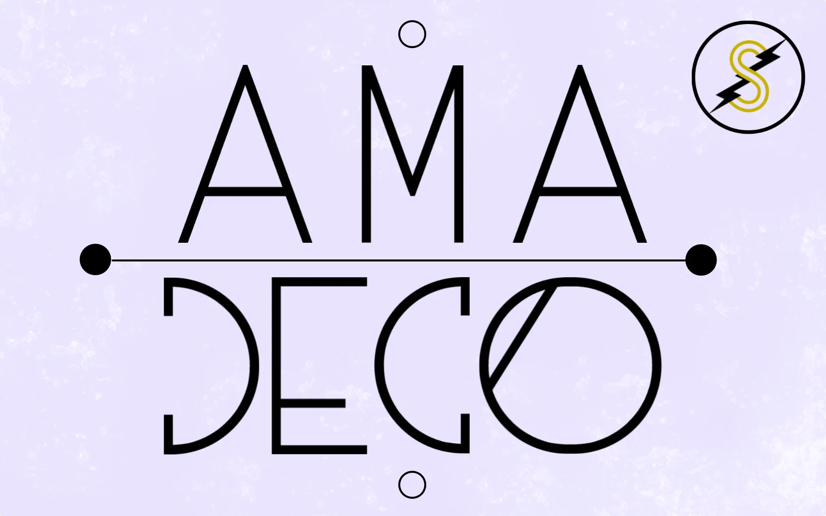  deco font inspired by Nikola Tesla 