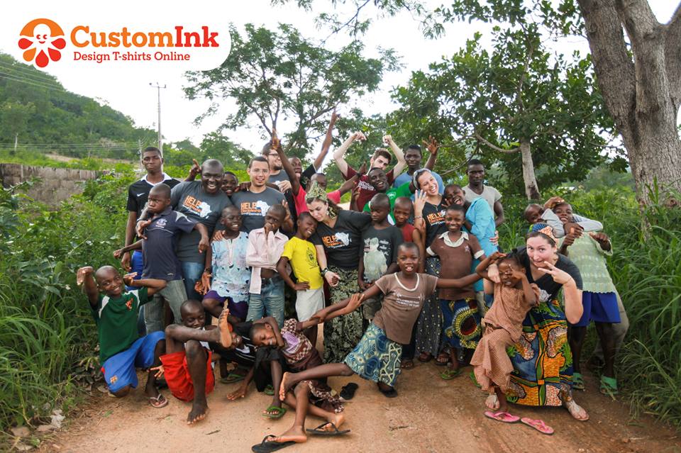  Nigeria Team wearing T-Shirt and contest winner in the "CustomInk" T-Shirt Contest 