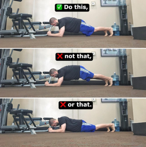 TODAY'S EDGE: MAKE SURE YOU'RE NOT MAKING THESE COMMON FRONT PLANK ERRORS